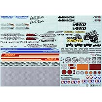 TAMIYA ステッカーサイズ比較 TAMIYA 54630 Decorative Sheet Off-Road Vehicles : Amazon.ca: Toys